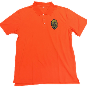Orange Golf Shirt